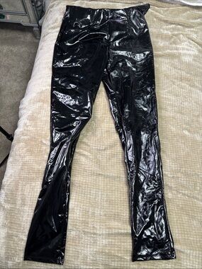 Fashion Nova Black Patent Vinyl Leggings